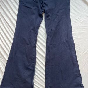 PacSun Women's Dark Blue Flare Jeans
